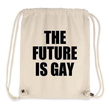 the future is gay - Stanley/Stella Recycled Gym Bag - natural - Front