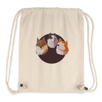 Cuckoo doggies! - Stanley/Stella Recycled Gym Bag - natural - Front