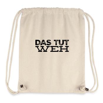 ich habe Schmerzen - Stanley/Stella recycelter Gym Bag - Naturweiß - Vorne