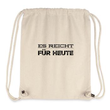 ich habe genug - Stanley/Stella recycelter Gym Bag - Naturweiß - Vorne