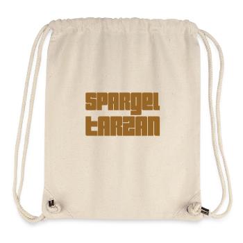 so sieht ein Spargeltarzan aus - Stanley/Stella recycelter Gym Bag - Naturweiß - Vorne