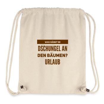 this is what a holiday looks like - Stanley/Stella Recycled Gym Bag - natural - Front
