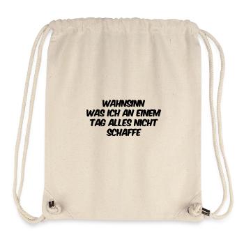das ist wahnsinn - Stanley/Stella recycelter Gym Bag - Naturweiß - Vorne