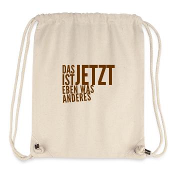 ich sehe das jetzt eben anders - Stanley/Stella recycelter Gym Bag - Naturweiß - Vorne