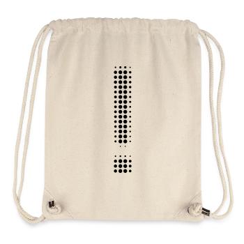 Exclamation mark - Stanley/Stella Recycled Gym Bag - natural - Front