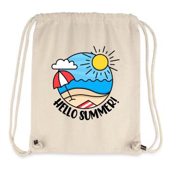 Hallo Sommer 2 - Stanley/Stella recycelter Gym Bag - Naturweiß - Vorne