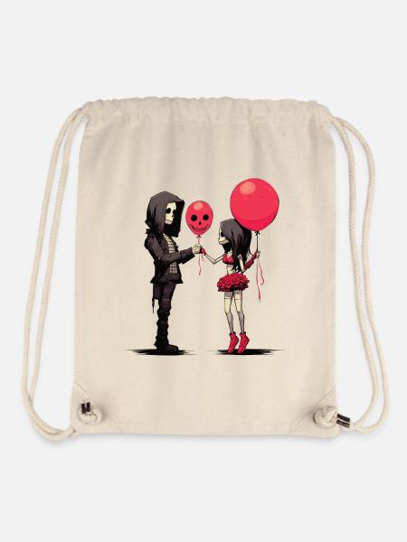 Gothic Love - Stanley/Stella recycelter Gym Bag - Naturweiß