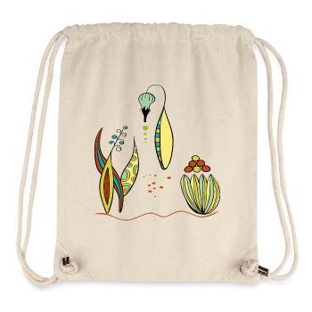 Ornements de fantaisie - Sac à cordon recyclé Stanley/Stella - blanc naturel - Devant