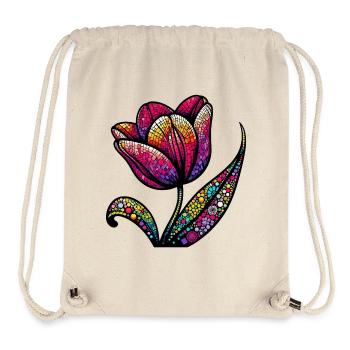 Tulpe - Stanley/Stella recycelter Gym Bag - Naturweiß - Vorne
