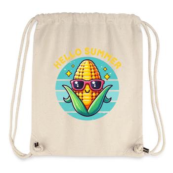 Hallo Sommer - Stanley/Stella recycelter Gym Bag - Naturweiß - Vorne
