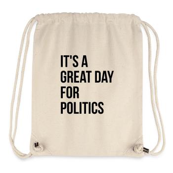 Politics - Stanley/Stella Recycled Gym Bag - natural - Front