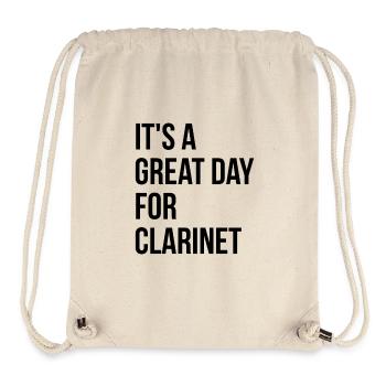 Clarinet - Stanley/Stella Recycled Gym Bag - natural - Front