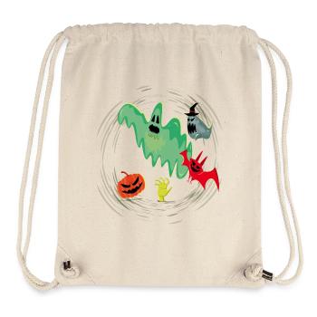 Gespenster Halloween - Stanley/Stella recycelter Gym Bag - Naturweiß - Vorne