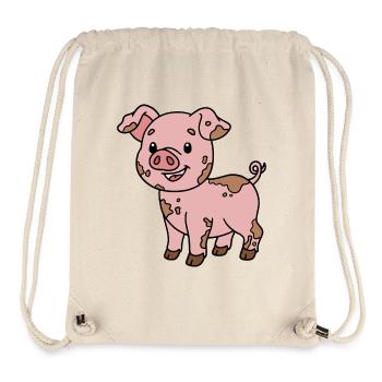 Pig - Stanley/Stella Recycled Gym Bag - natural - Front