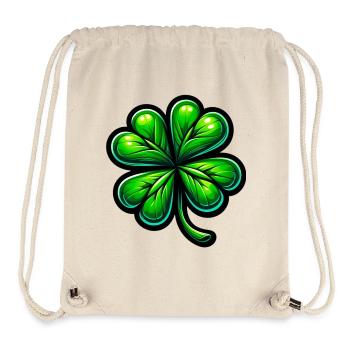 Four-leaf clover - Stanley/Stella Recycled Gym Bag - natural - Front