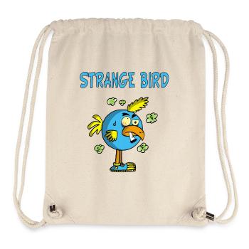 Seltsamer blauer Vogel - Stanley/Stella recycelter Gym Bag - Naturweiß - Vorne