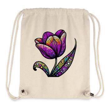 Tulpe - Stanley/Stella recycelter Gym Bag - Naturweiß - Vorne