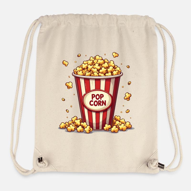 Fasching Popcorn - Kinder - Stanley/Stella recycelter Gym Bag - Naturweiß
