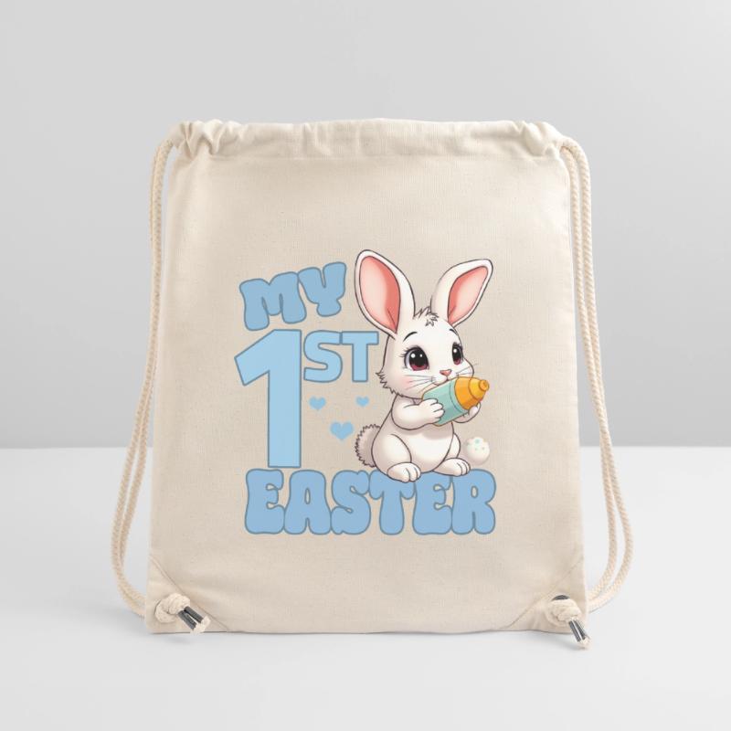Easter Easter Bunny with Feeding Bottle - First Easter Stanley/Stella Recycled Gym Bag