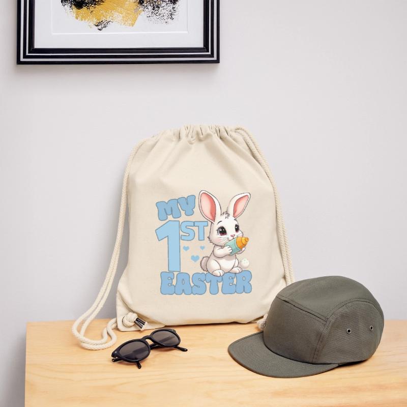 Easter Easter Bunny with Feeding Bottle - First Easter Stanley/Stella Recycled Gym Bag