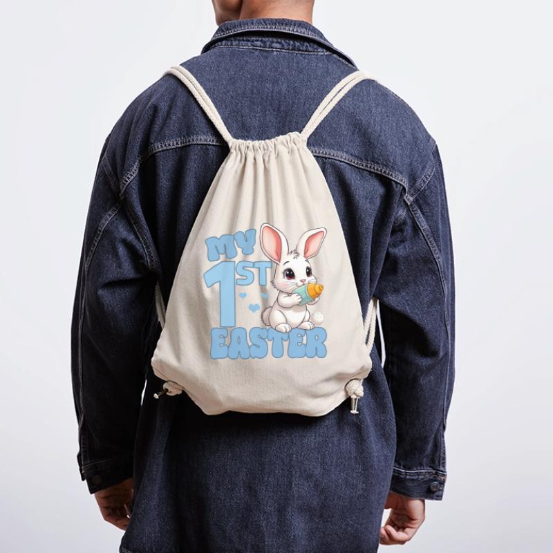 Easter Easter Bunny with Feeding Bottle - First Easter Stanley/Stella Recycled Gym Bag