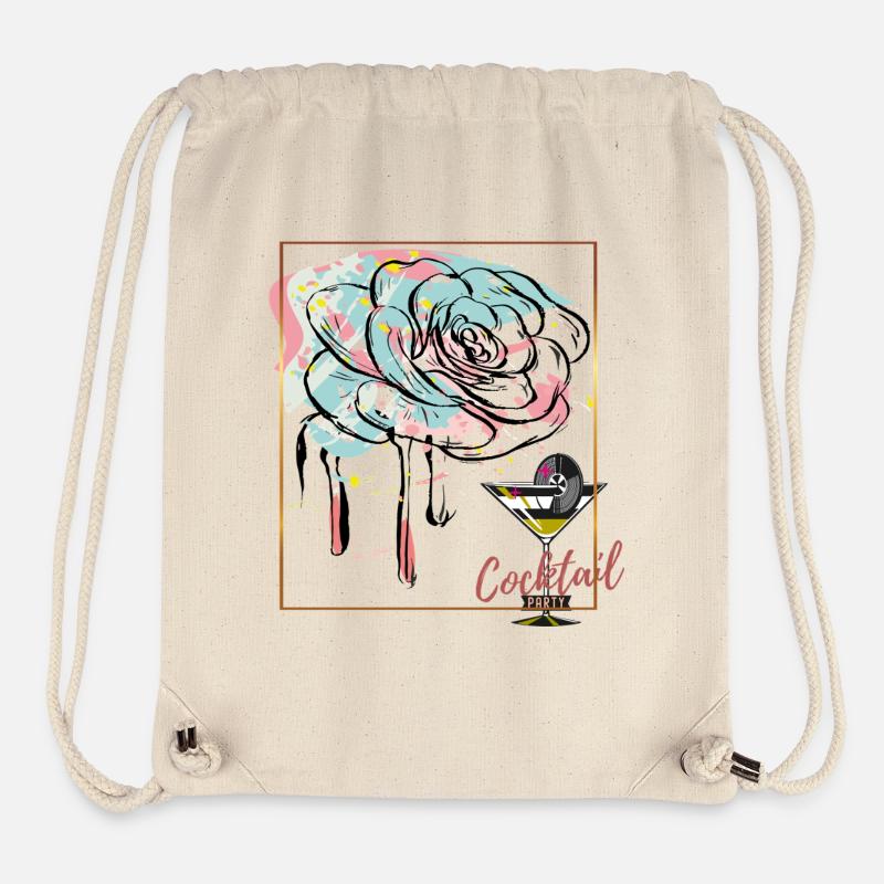 Cocktailparty - Stanley/Stella recycelter Gym Bag - Naturweiß