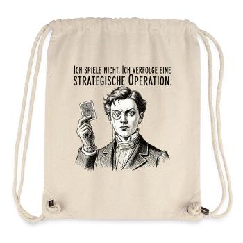 Strategische Operation - Stanley/Stella recycelter Gym Bag - Naturweiß - Vorne