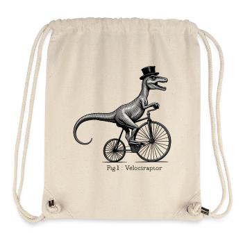 Velociraptor - Stanley/Stella recycelter Gym Bag - Naturweiß - Vorne