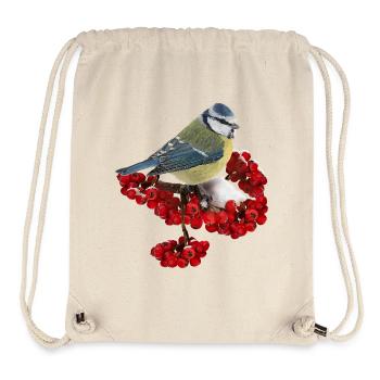 Oiseau grand - Sac à cordon recyclé Stanley/Stella - blanc naturel - Devant