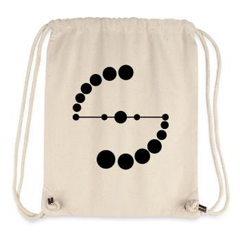 Kosmische DNA-Spirale - Stanley/Stella recycelter Gym Bag - Naturweiß - Vorne
