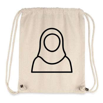 Muslim woman - Stanley/Stella Recycled Gym Bag - natural - Front