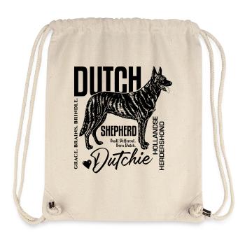 Luci-Standing-SideView - Stanley/Stella recycelter Gym Bag - Naturweiß - Vorne