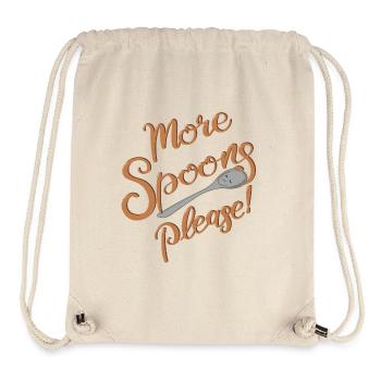 More Spoons please! - Stanley/Stella Recycled Gym Bag - natural - Front
