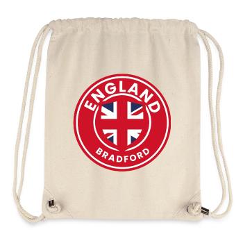 Bradford England Emblem - Stanley/Stella Recycled Gym Bag - natural - Front