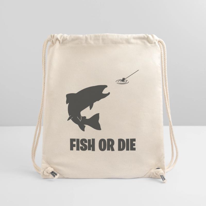 Fisch oder stirb Stanley/Stella recycelter Gym Bag