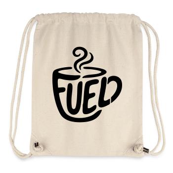 Coffee Fuel - Sac à cordon recyclé Stanley/Stella - blanc naturel - Devant