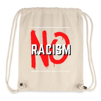No Racism Statement - Stanley/Stella Recycled Gym Bag - natural - Front