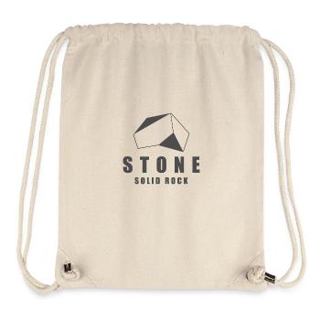Stone solid rock - Stanley/Stella Recycled Gym Bag - natural - Front