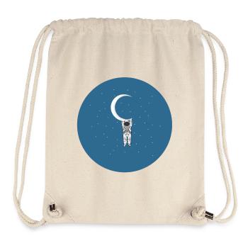 Astronaut - Stanley/Stella recycelter Gym Bag - Naturweiß - Vorne