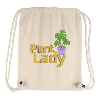 Plant Lady – Monstera Minimalist Jungle Style - Stanley/Stella Recycled Gym Bag - natural - Front