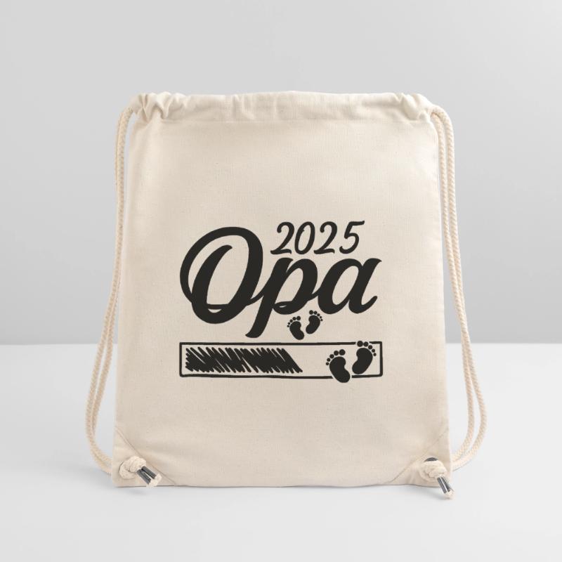 Werdender Opa 2025 Opa loading Geschenk Männer Stanley/Stella recycelter Gym Bag