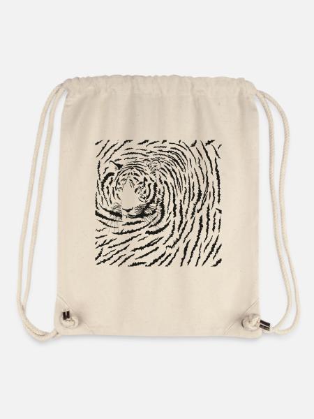 Background Tiger Latin Panthera tigris tigris - Stanley/Stella Recycled Gym Bag - natural