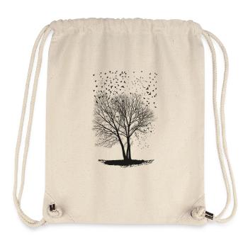 Ravens on a Poplar trees2 - Stanley/Stella recycelter Gym Bag - Naturweiß - Vorne