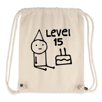 15. Geburtstagsfeier 15 Jahre Geburtstag Teenager - Stanley/Stella recycelter Gym Bag - Naturweiß - Vorne