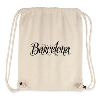 Barcelona - Stanley/Stella recycelter Gym Bag - Naturweiß - Vorne