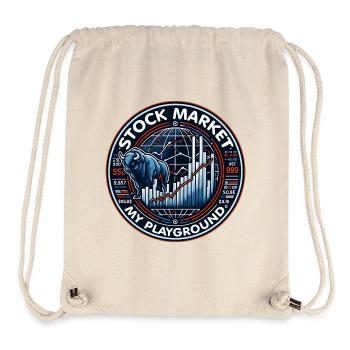 Stock Market Trading My Passion - Stanley/Stella Recycled Gym Bag - natural - Front