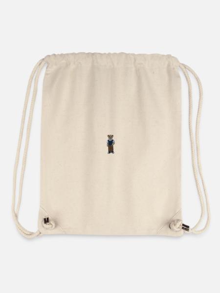 Teddybär 9 - Stanley/Stella recycelter Gym Bag - Naturweiß