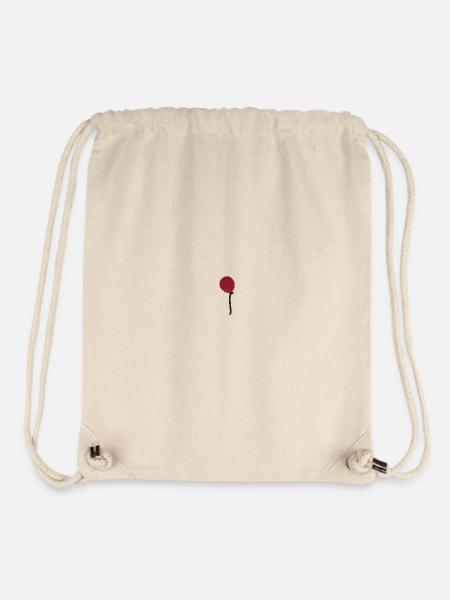 Embroidered balloon - Stanley/Stella Recycled Gym Bag - natural