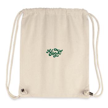Yoga - Sac à cordon recyclé Stanley/Stella - blanc naturel - Devant
