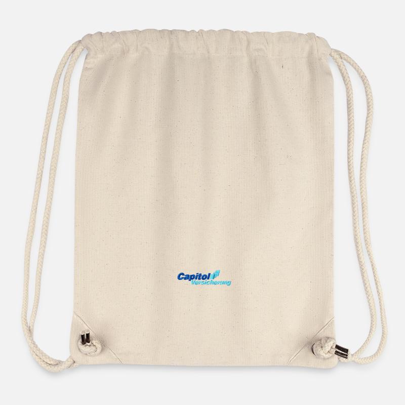 Stromberg Gesticktes Logo Der Capitol Versicherung - Stanley/Stella recycelter Gym Bag - Naturweiß